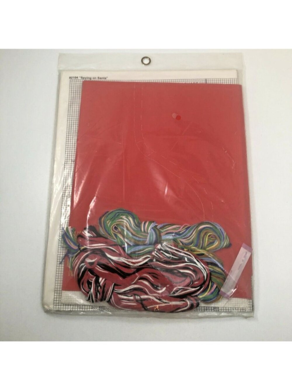CHRISTMAS Stocking Kit  Spying On Santa 18" Counted Cross Stitch Bucilla - Picture 3 of 4